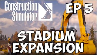 Stadium EP 5 | Soccer Stadium in Construction Simulator | The Pitch, Getting Ready for Turf