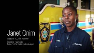 Janet Onim - Graduate of TCC Fire Academy