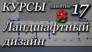 Курсы. Ландшафтный дизайн. занятие 17. Вертикальная планировка, часть 2.