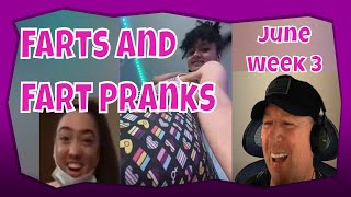 Reaction Funny Farts and Fart Pranks - June 2022 Week 3 Compilation Try not to laugh TikTok Test