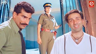 जब पहलीवार आयी तब्बू सनी देओल से जेल में मिलने तब देखिये क्या हुआ....Sunny Deol Fights Scene In Jail