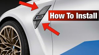 How To Install Carbon Air Breathers on a G80 M3/ G82 M4 / Unit17