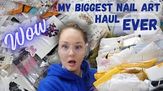 Huge Nail Art Haul | Nail Art Supplies |  #unboxing