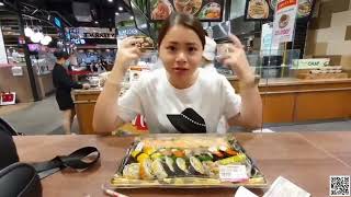 ĂN TỐI VỚI HỘP SUSHI 199K TRONG SIÊU THỊ AEON MALL TÂN PHÚ