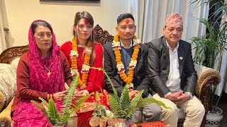 फुलमाला || जनै सुपारी|| wedding fix || Roshani’s wedding || Roshani ❤️Anmol || family || Roshani