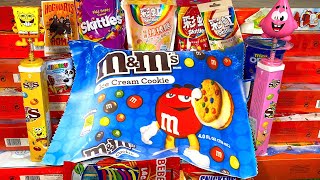 Мега Еда! Распаковка Вкусняшек и Дегустация. Unboxing and Degustation Foods M&M's,Snickers, Skittles