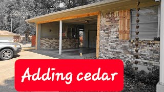 ADDING CEDAR TO A HOME