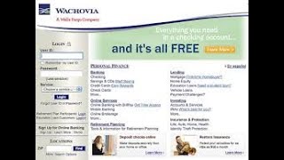 2003 Wachovia Internet Banking - Bank of the Future