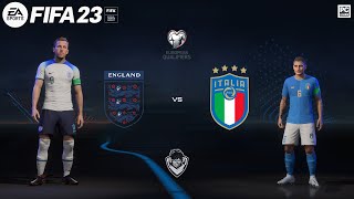 FIFA 23 - England vs Italy  - EURO 2024 Qualifiers Match | PC Gameplay