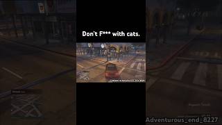 Don’t mess with cats #gta #gaming #netflix #cat #funnyclips