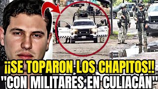 TOPÓN CON EJERCITO MEXICANO EN CULIACÁN SINALOA