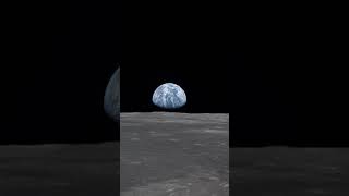 How the Earth looks from the moon #moon #earth #shorts