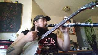 smoking weed playing banjo and clarinet at the same time