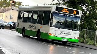 *Tender Change!* *Kickdown!* Stephensons of Essex ADL Pointer Dart SLF 407 EU07 FRN Route 32