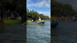 basket boat ride | vietnam | hoi an | coconut boat