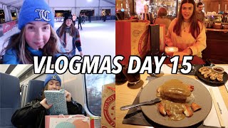 ⛸GIFT SWAP & THE BEGINNING OF MY BIRTHDAY CELEBRATIONS VLOGMAS DAY 15!