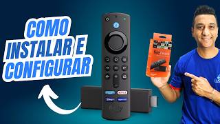 Como INSTALAR Configurar Fire Tv Stick da Amazon pela 1º vez