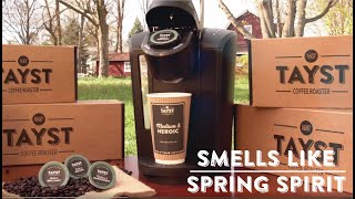 Smells like spring spirit | Start it right with 100% Compostable Keurig K-Cups | Tayst Coffee Pods