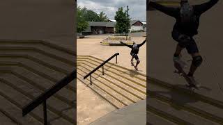 I hit the Plaza 8 stair at Woodward #woodward