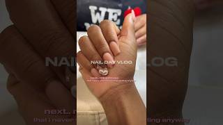 nail day vlog💅🏽 #nailart #dayinthelife #vlog #youtubeshorts #viral