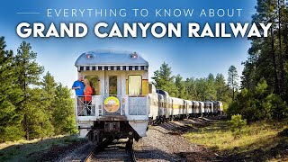 GRAND CANYON RAILWAY | Train Ride to the South Rim of the Grand Canyon ft. Cowboys, Music & More!