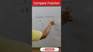 Compare Fraction in Fast Way | #shorts #viral #trending