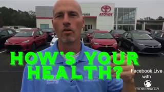 How’s your health at work? on this episode of Facebook Live with The Fist Pump Guy Enterprise Al