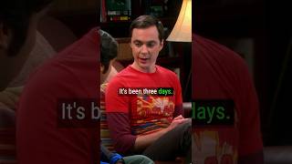 Sheldon - It's been three days | TBBT S06E06 #shorts