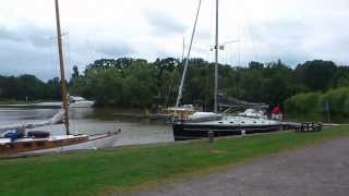 Schweden Schleuse des Götakanals zur Mündung in den Slätbaken (Ostsee) 3