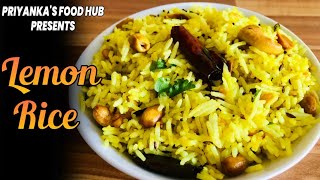 Lemon Rice Recipe | Leftover Rice Recipe | Priyankas Food Hub