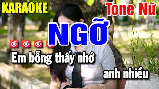 Karaoke Ngỡ Nhạc Trẻ Tone Nữ | Beat Yến Như