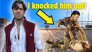 I KNOCKED A HATER OUT UNCONSCIOUS!