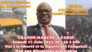 Liberté pour les prisonniers politiques et d'opinion au Congo N'ayons pas peur Sassou Nguesso dégage