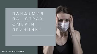 Причины ПА, страха смерти при пандемии.