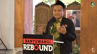 Doa Ketua PC NU Banyuwangi dalam Banyuwangi Rebound