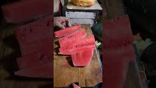 Fruit Ninja of WATERMELON | Amazing Fruits Cutting Skills| Indian Street Food in 2023 #shorts #food