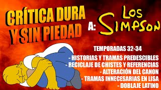 CRÍTICA DURA Y SIN PIEDAD A LOS SIMPSON