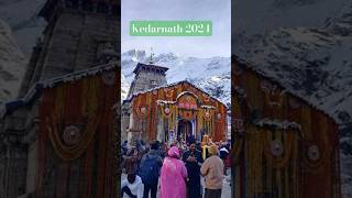 Kedarnath Yatra 2024 Fresh Snow fall in Kedarnath #kedarnath #ytshorts #mahadev #trending #bholenath