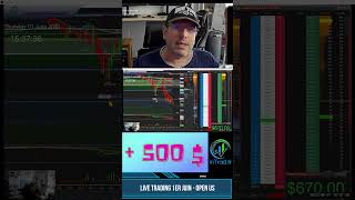 +500$ Open Us en Live Trading