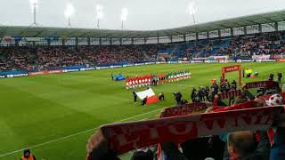 Hymn Mecz  Polska - Litwa u21 Arena Lublin 27.03.2018