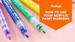 How To Use Your Acrylic Paint Markers