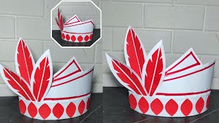 How To Make Paper Hat - Paper Crown