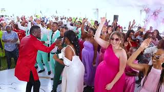 KENYAN  WEDDING OF THE YEAR.. MZIKI TU. TRENDING WEDDING RECEPTION DANCE - Mc Chris Kirubi Jnr