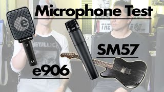 Sennheiser e906 vs SM57 Guitar Microphone Test