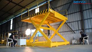 Scissor lift | Automatic industrial scissor lift | NIHVA