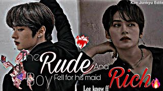 The RUDE And RICH Boy🔥| Lee know ff Episode 15 🖤