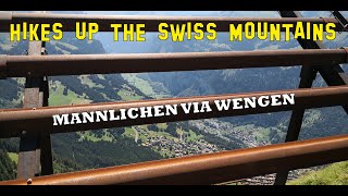 Randonnée de Lauterbrunnen au Männlichen via Wengen