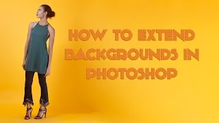 Photoshop Tutorial: How to Extend Backgrounds