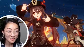 A HUTAO AND XINYAN SONG?! | Lantern Rite: The Exquisite Night Chimes Cutscene CN VER [Ying Reacts]