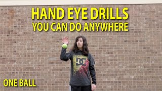 Hand Eye Coordination Drills/Juggling Drills You Can Do Anywhere (1 Ball)